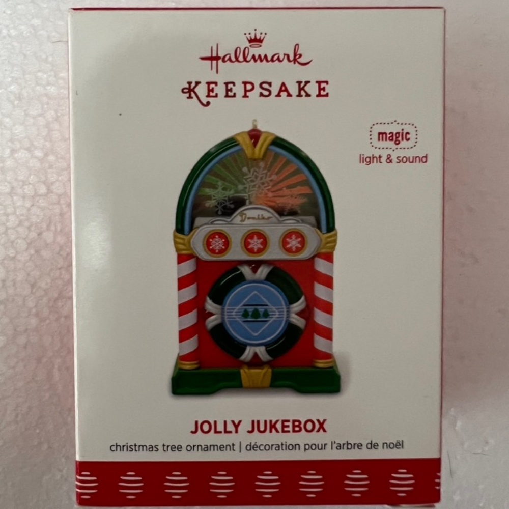Hallmark Keepsake 2017 Jolly Jukebox, Musical & Lights, NIB